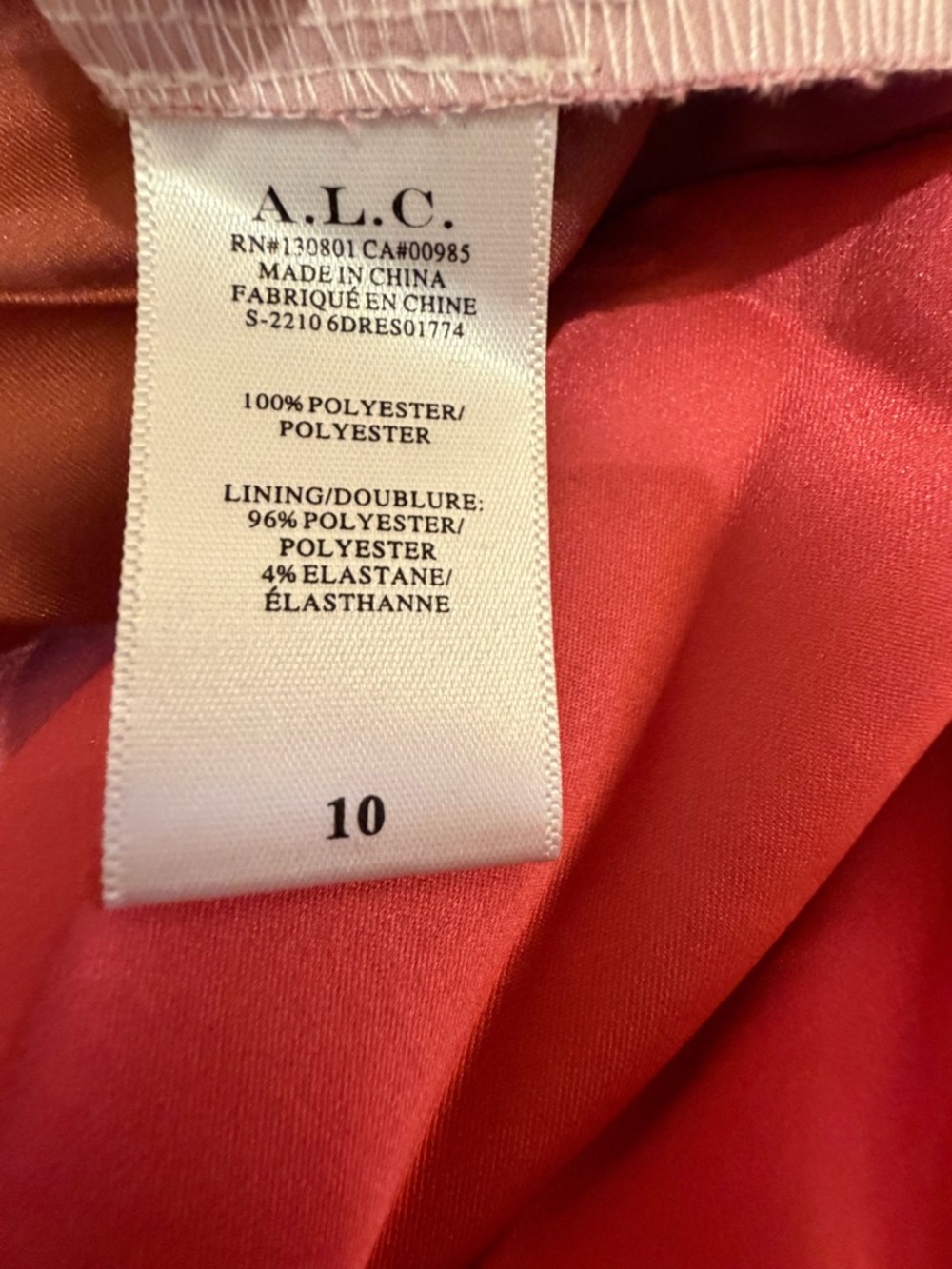 A.L.C. Pleated Ombré Maxi Dress Size 10 Crisscross Back Cutout Worn Once - Picture 9 of 10